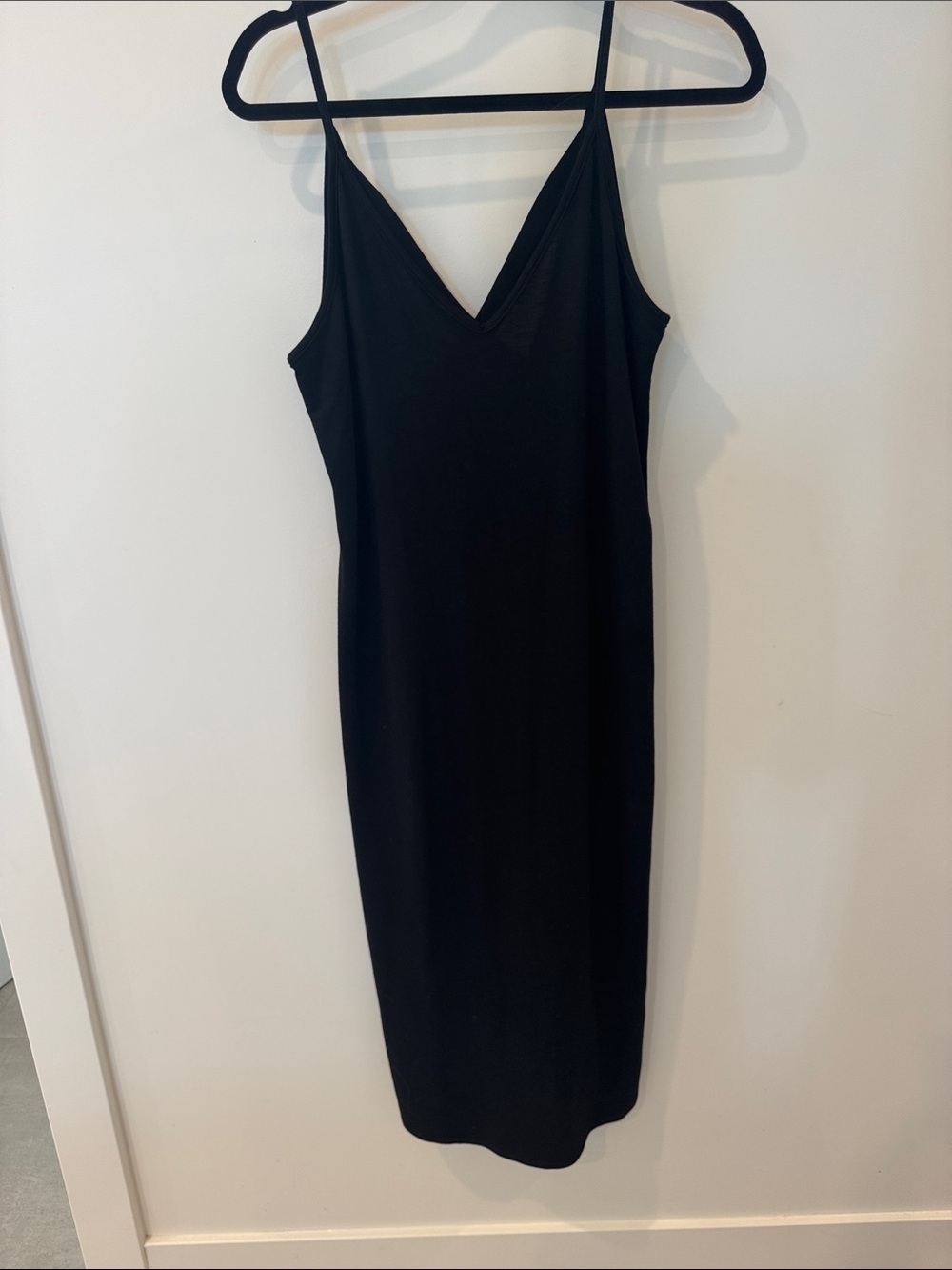 Langston soft Slip Midi Dress with X back
